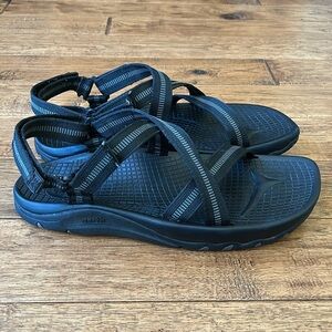 Earth Shoes Kalso Negative Heel Adjustable Strap Sandals Black Mens Size 13